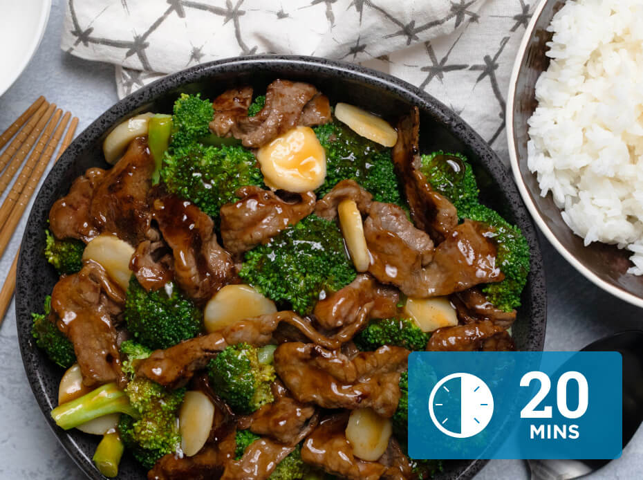 Beef and Broccoli Stir-Fry, 30 minutes total time