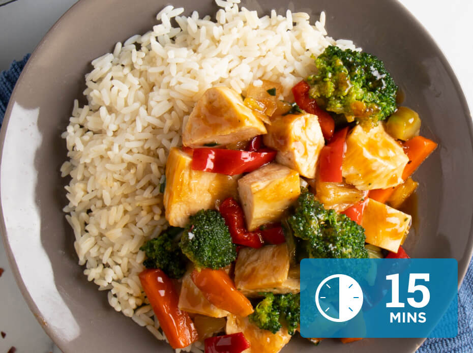 Quick Teriyaki Chicken Stir-Fry, 15 minutes total time