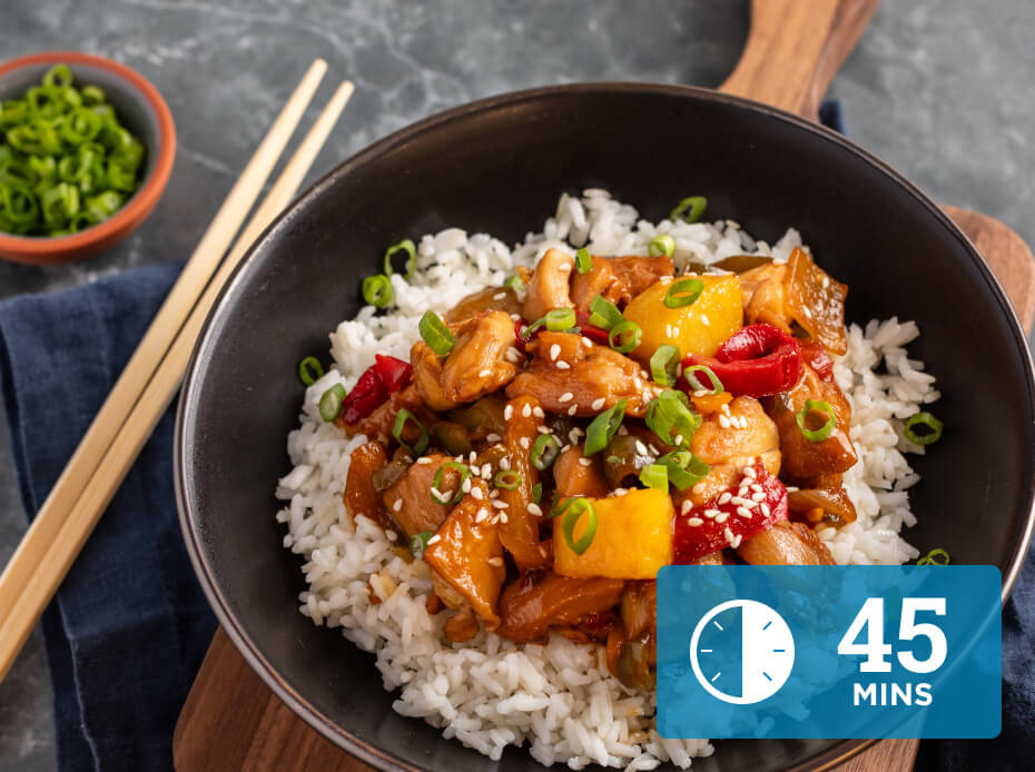 Teriyaki Stir-Fry, 45 minutes total time
